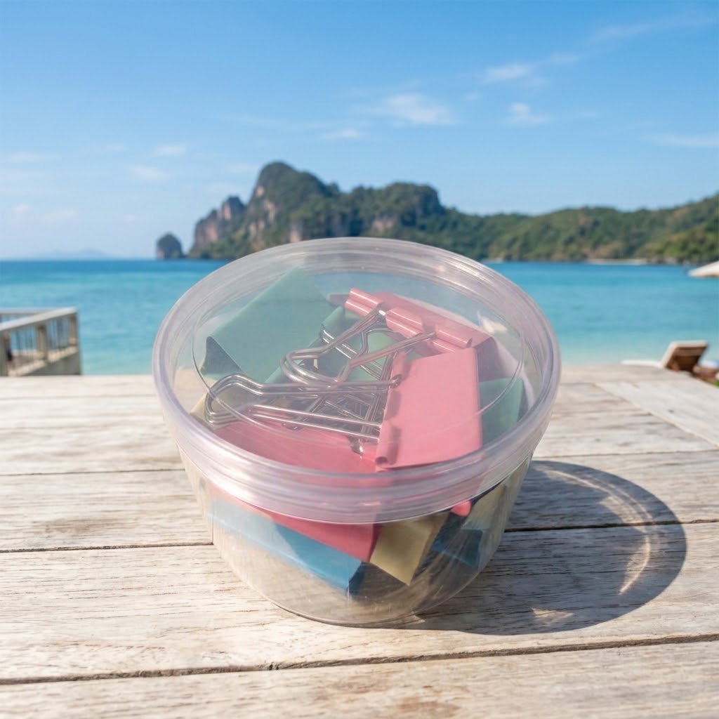 Kẹp bướm màu 51mm